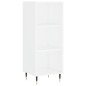 Credenza Bianca 34,5x32,5x90 cm in Legno Multistrato Credenza Bianca 34,5x32,5x90 cm in Legno Multistrato