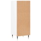 Credenza Bianca 34,5x32,5x90 cm in Legno Multistrato Credenza Bianca 34,5x32,5x90 cm in Legno Multistrato