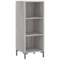Credenza Grigio Sonoma 34,5x32,5x90 cm in Legno Multistrato Credenza Grigio Sonoma 34,5x32,5x90 cm in Legno Multistrato