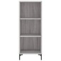 Credenza Grigio Sonoma 34,5x32,5x90 cm in Legno Multistrato Credenza Grigio Sonoma 34,5x32,5x90 cm in Legno Multistrato