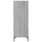 Credenza Grigio Sonoma 34,5x32,5x90 cm in Legno Multistrato Credenza Grigio Sonoma 34,5x32,5x90 cm in Legno Multistrato