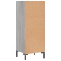 Credenza Grigio Sonoma 34,5x32,5x90 cm in Legno Multistrato Credenza Grigio Sonoma 34,5x32,5x90 cm in Legno Multistrato