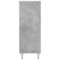 Credenza Grigio Cemento 34,5x32,5x90 cm in Legno Multistrato Credenza Grigio Cemento 34,5x32,5x90 cm in Legno Multistrato