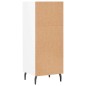 Credenza Bianca 34,5x32,5x90 cm in Legno Multistrato Credenza Bianca 34,5x32,5x90 cm in Legno Multistrato