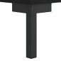 Credenza Nera 34,5x32,5x90 cm in Legno Multistrato Credenza Nera 34,5x32,5x90 cm in Legno Multistrato