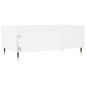 Tavolino da Salotto Bianco 90x50x36,5 cm in Legno Multistrato