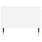 Tavolino da Salotto Bianco 90x50x36,5 cm in Legno Multistrato