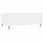 Tavolino da Salotto Bianco 90x50x36,5 cm in Legno Multistrato