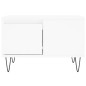 Tavolino da Salotto Bianco 55x55x36,5 cm in Legno Multistrato