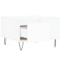 Tavolino da Salotto Bianco 55x55x36,5 cm in Legno Multistrato