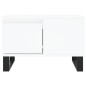 Tavolino da Salotto Bianco 55x55x36,5 cm in Legno Multistrato