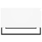 Tavolino da Salotto Bianco 55x55x36,5 cm in Legno Multistrato