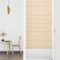 Pannelli Murali 12 pz Crema 90x15 cm Tessuto 3,24 m² Pannelli Murali 12 pz Crema 90x15 cm Tessuto 3,24 m²