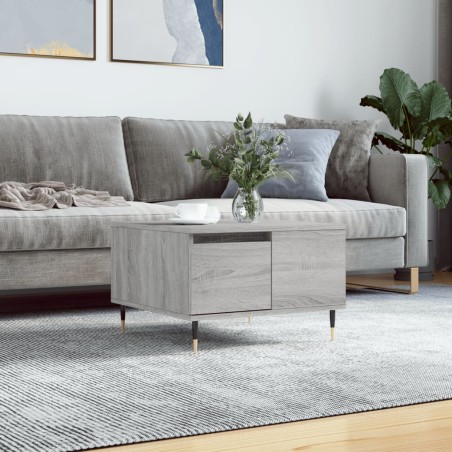 vidaXL Tavolino Salotto Grigio Sonoma 55x55x36,5 cm Legno Multistrato