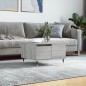 vidaXL Tavolino Salotto Grigio Sonoma 55x55x36,5 cm Legno Multistrato