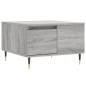 vidaXL Tavolino Salotto Grigio Sonoma 55x55x36,5 cm Legno Multistrato