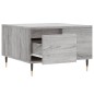 vidaXL Tavolino Salotto Grigio Sonoma 55x55x36,5 cm Legno Multistrato