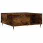 vidaXL Tavolino da Salotto Rovere Fumo 80x80x36,5 cm Legno Multistrato