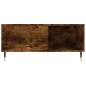 vidaXL Tavolino da Salotto Rovere Fumo 80x80x36,5 cm Legno Multistrato
