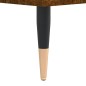 vidaXL Tavolino da Salotto Rovere Fumo 80x80x36,5 cm Legno Multistrato