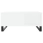 Tavolino da Salotto Bianco 80x80x36,5 cm in Legno Multistrato