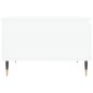 Tavolino da Salotto Bianco 55x55x36,5 cm in Legno Multistrato