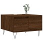 vidaXL Tavolino da Salotto Rovere Marrone 55x55x36,5 cm in Multistrato