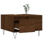 vidaXL Tavolino da Salotto Rovere Marrone 55x55x36,5 cm in Multistrato