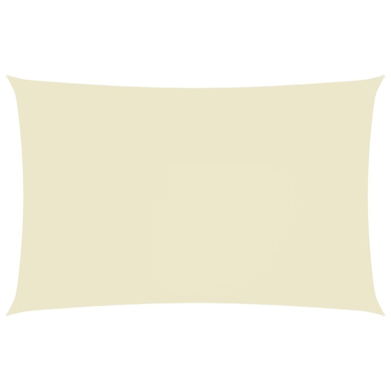 Parasole a Vela Oxford Rettangolare 4x7 m Crema
