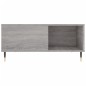 Tavolino Salotto Grigio Sonoma 80x80x36,5 cm Legno Multistrato
