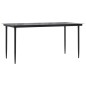 Set da Pranzo da Giardino 4 pz con Cuscini in Polyrattan Grigio Set da Pranzo da Giardino 4 pz con Cuscini in Polyrattan Grigio
