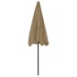 Ombrellone da Spiaggia Grigio Talpa 200x125 cm Ombrellone da Spiaggia Grigio Talpa 200x125 cm