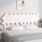 Testiera per Letto Bianca 178x3x80,5 cm Legno Massello di Pino Testiera per Letto Bianca 178x3x80,5 cm Legno Massello di Pino