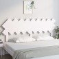 Testiera per Letto Bianca 178x3x80,5 cm Legno Massello di Pino Testiera per Letto Bianca 178x3x80,5 cm Legno Massello di Pino