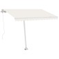 Tenda da Sole Automatica LED e Sensore Vento 350x250cm Crema Tenda da Sole Automatica LED e Sensore Vento 350x250cm Crema