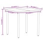 Set Mobili da Pranzo per Giardino 3 pz Nero
