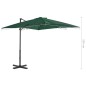 Ombrellone a Sbalzo con Palo Alluminio Verde 250x250 cm Ombrellone a Sbalzo con Palo Alluminio Verde 250x250 cm