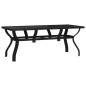 Set da Pranzo da Giardino 5 pz Nero Set da Pranzo da Giardino 5 pz Nero