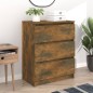 Credenza Rovere Fumo 60x35x76 cm in Legno Multistrato Credenza Rovere Fumo 60x35x76 cm in Legno Multistrato