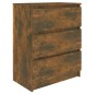 Credenza Rovere Fumo 60x35x76 cm in Legno Multistrato Credenza Rovere Fumo 60x35x76 cm in Legno Multistrato