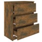 Credenza Rovere Fumo 60x35x76 cm in Legno Multistrato Credenza Rovere Fumo 60x35x76 cm in Legno Multistrato