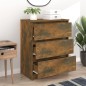 Credenza Rovere Fumo 60x35x76 cm in Legno Multistrato Credenza Rovere Fumo 60x35x76 cm in Legno Multistrato