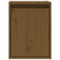 Pensile Marrone Miele 30x30x40 cm in Legno Massello di Pino