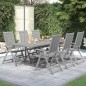 Set da Pranzo da Giardino 7 pz in Legno Massello di Acacia Set da Pranzo da Giardino 7 pz in Legno Massello di Acacia