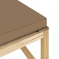 Sgabello da Giardino con Cuscino Legno di Pino Verde Impregnato Sgabello da Giardino con Cuscino Legno di Pino Verde Impregnato
