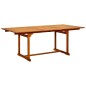vidaXL Set Mobili da Pranzo da Giardino 7 pz Legno Massello di Acacia vidaXL Set Mobili da Pranzo da Giardino 7 pz Legno Massello di Acacia