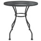 Set da Pranzo per Giardino 3pz Rete Metallica Espansa Antracite Set da Pranzo per Giardino 3pz Rete Metallica Espansa Antracite