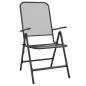 Set da Pranzo per Giardino 3pz Rete Metallica Espansa Antracite Set da Pranzo per Giardino 3pz Rete Metallica Espansa Antracite
