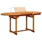 vidaXL Set Mobili da Pranzo per Giardino 7 pz Legno Massello di Acacia vidaXL Set Mobili da Pranzo per Giardino 7 pz Legno Massello di Acacia
