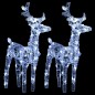 Decorazione Natalizia Renne e Slitta 320 LED Acrilico Decorazione Natalizia Renne e Slitta 320 LED Acrilico